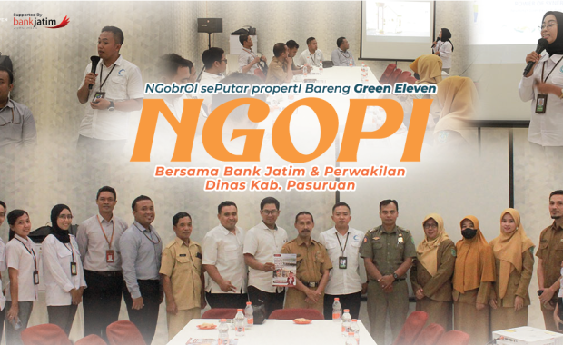 NGOPI Bareng Green Eleven Bersama Bank Jatim & Perwakilan Dinas Kab. Pasuruan