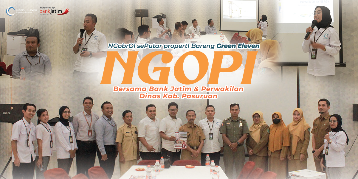 NGOPI Bareng Green Eleven Bersama Bank Jatim & Perwakilan Dinas Kab. Pasuruan