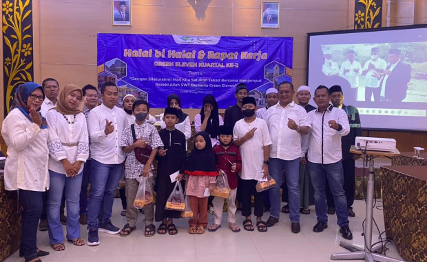 Halal bi Halal, Rapat Kerja dan Santunan Anak Yatim Perumahan Green Eleven